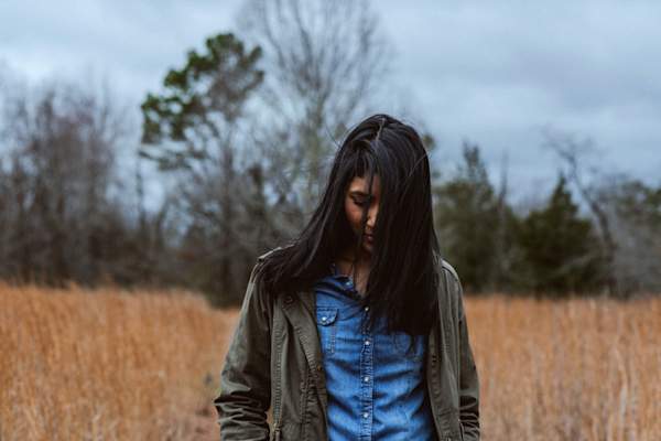 depressed woman