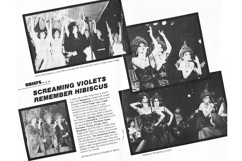 A memorial story after the 1982 death of drag performer Hibiscus
