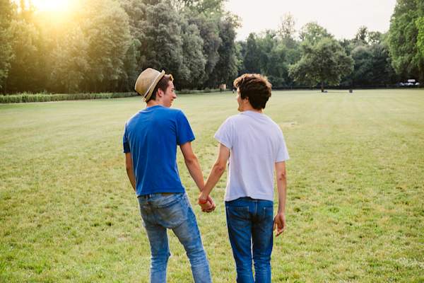 gay teens at the park