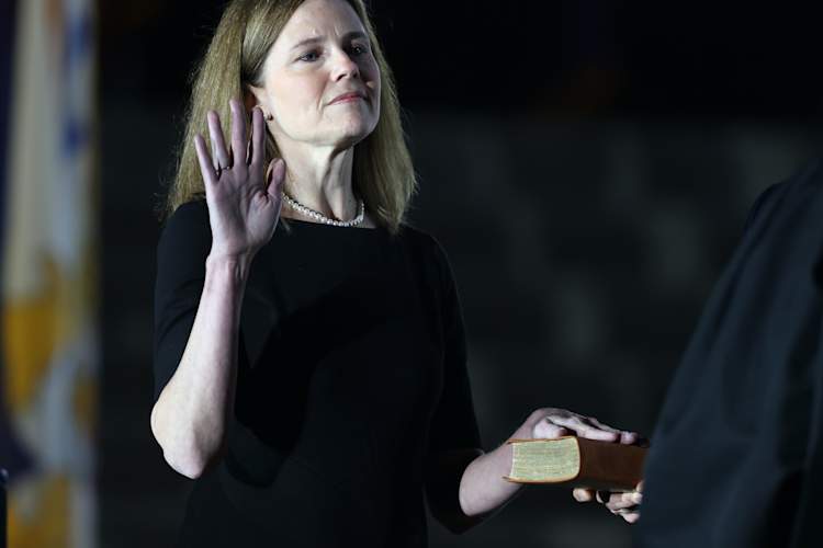 Amy Coney Barrett swearing-in