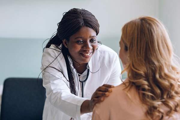 doctor and young patient