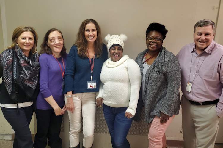 Angeles Delgado, Michelle Montgomery, Lisa Koffler, Jona, Roslyn Campbell, Michael Erhard credit Damaris Delgado