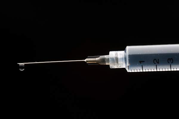 syringe closeup