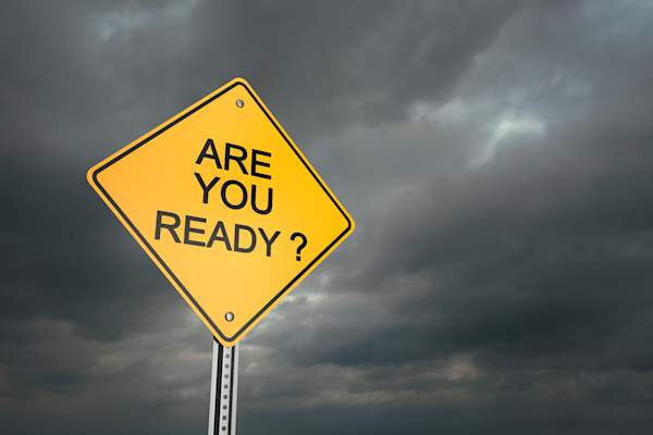 "Are you ready?" warning sign.