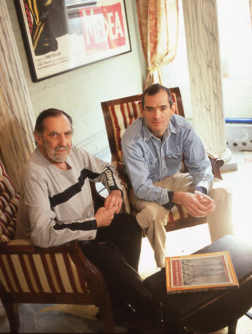Sonnabend with Sean Strub, 1999.