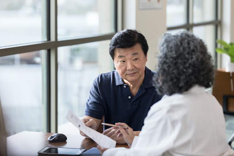 Asian American patient