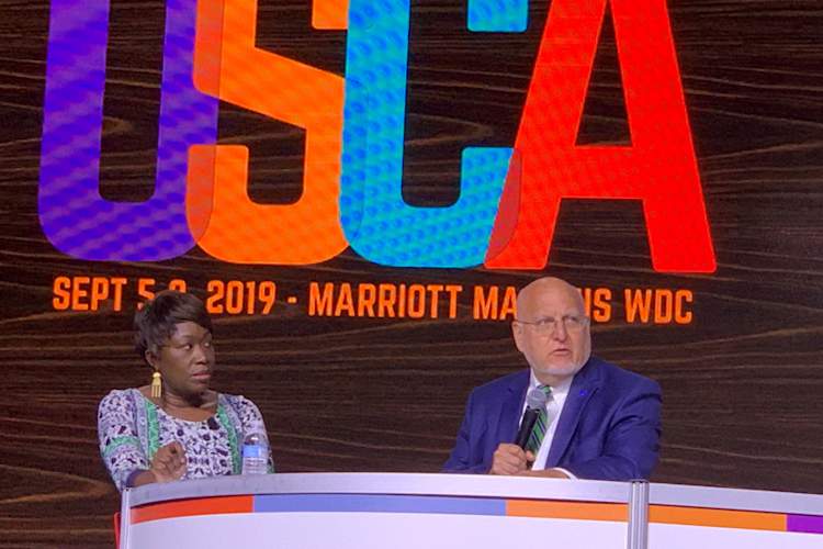 USCA 2019 MSNBC Joy Ann Reid and CDC Director Robert Redfield