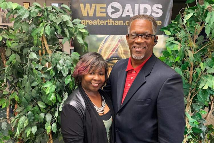 AJ Johnson and Millicent Foster