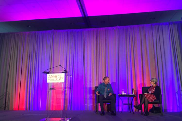 Timothy Ray Brown at the Association of Nurses in AIDS Care (ANAC) in Portland, Oregon