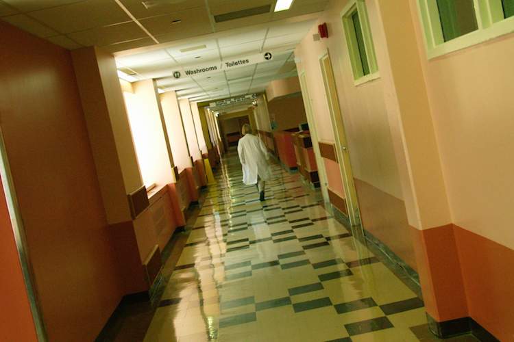 doctor walking away