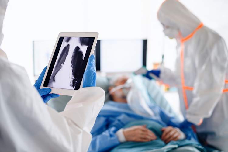 COVID-19 patient care-iStock-1218539192