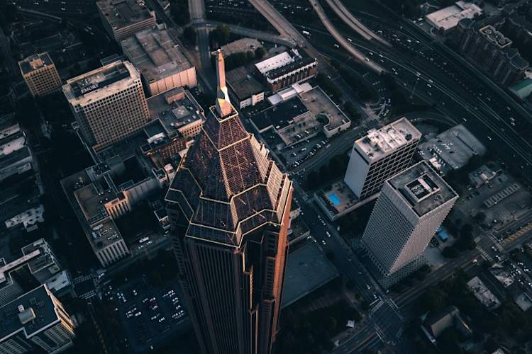 Atlanta, Georgia from above