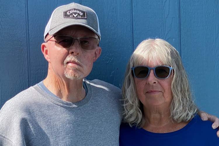 Jim Dunn, with wife Susan