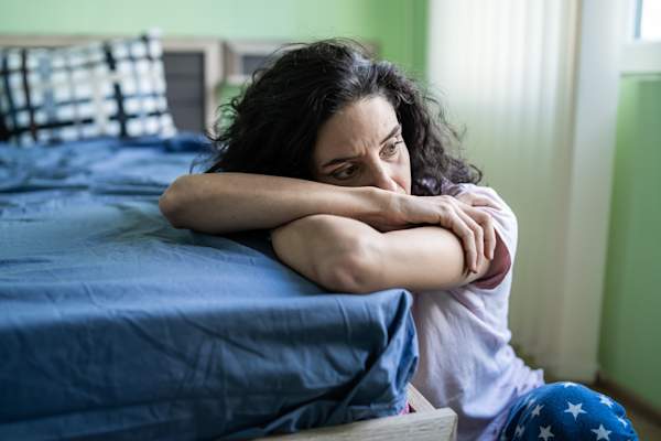 older woman fatigued