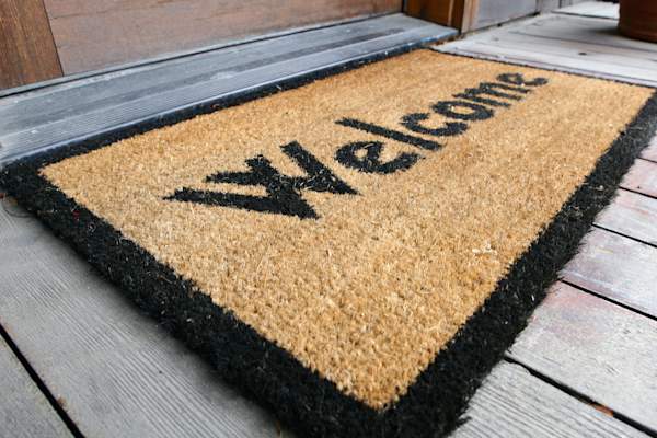 home welcome doormat