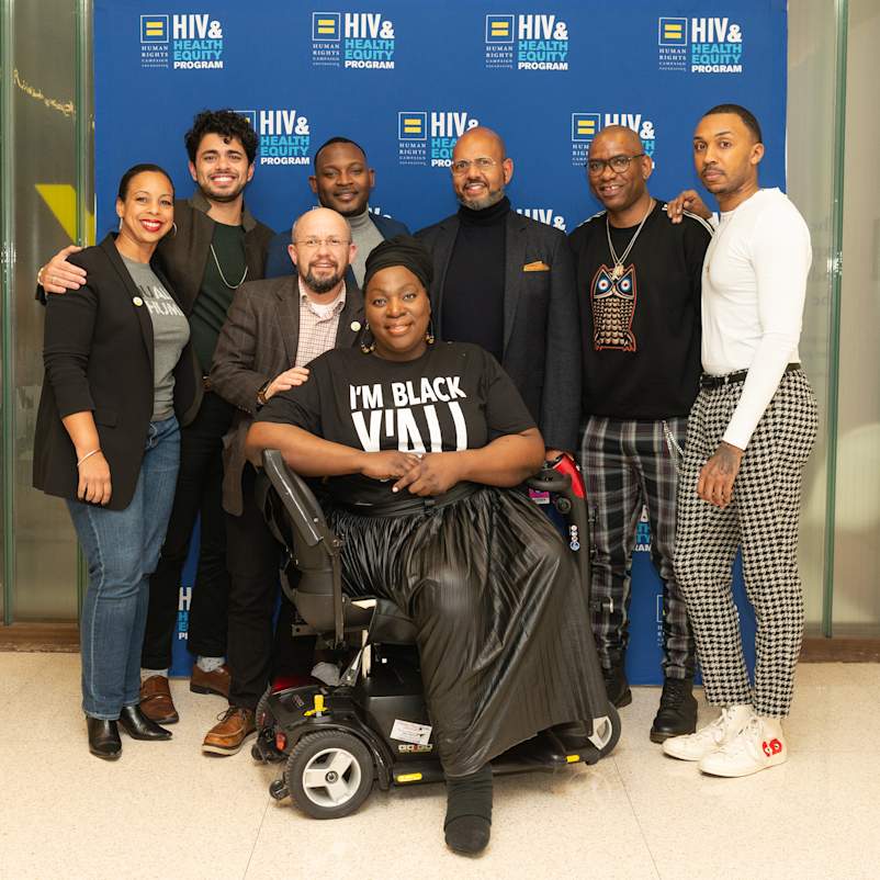 Human Rights Campaign group photo