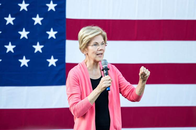 Sen. Elizabeth Warren Holds New Hampshire Town Hall