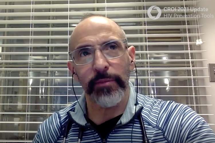 photo of David Alain Wohl, M.D., as he recaps research from CROI 2021