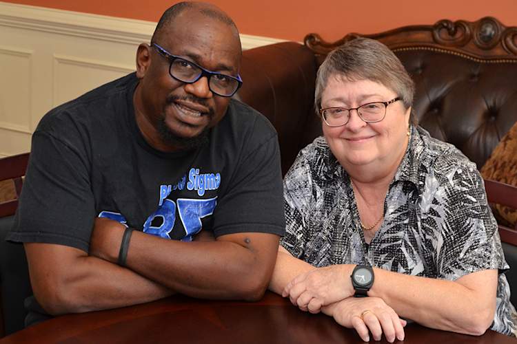 Tony Christon Walker and Kathie Hiers