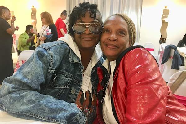 Patricia Taylor (left) and Cynthia Cocagee (right)