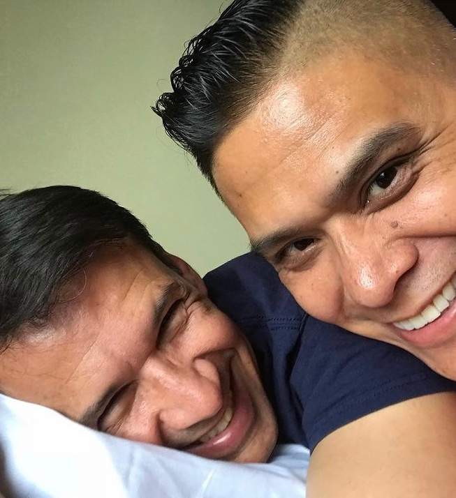 Marco Castro-Bojorqez with Andrew Spieldenner