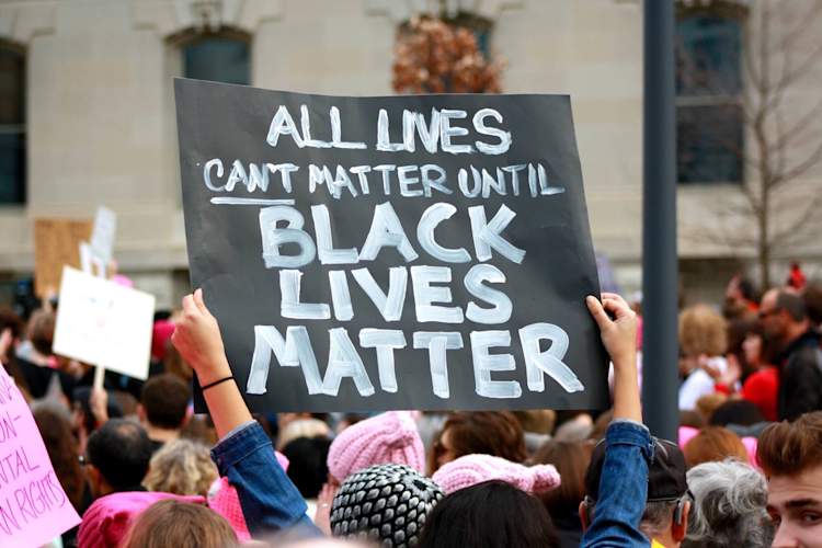 BLM at Women's March