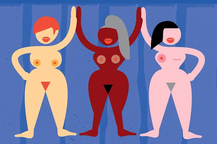 menopause guide illustration from Sophia Forum "We are still here" campaign