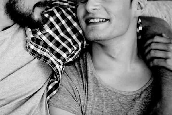 lovers talking
