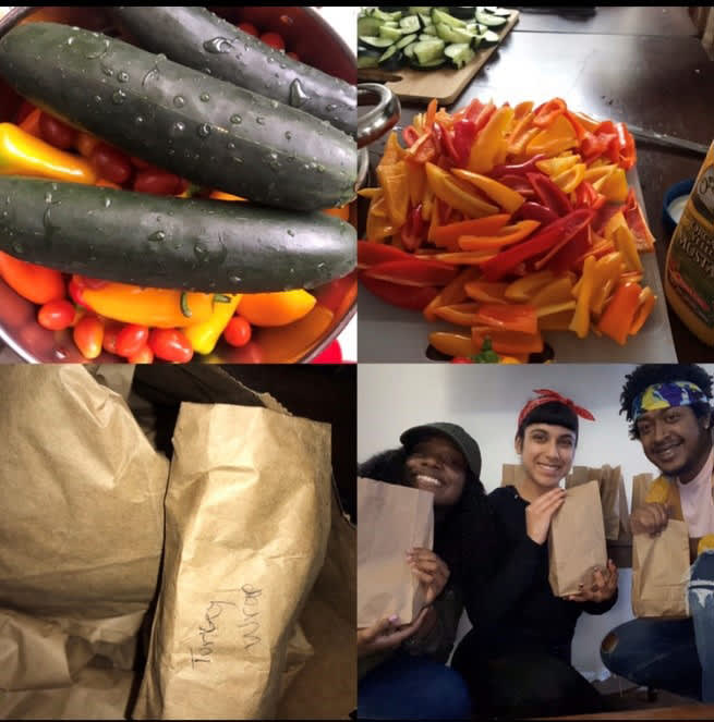 Young activists living in the Bay Area providing nutritional meals to people experiencing homelessness in Berkeley, California.