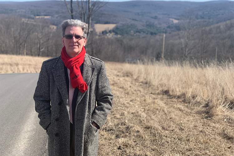 John Barry in rural New York.