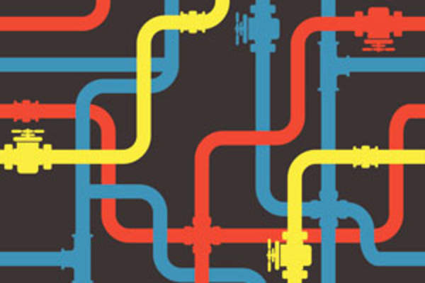Rendering of pipelines