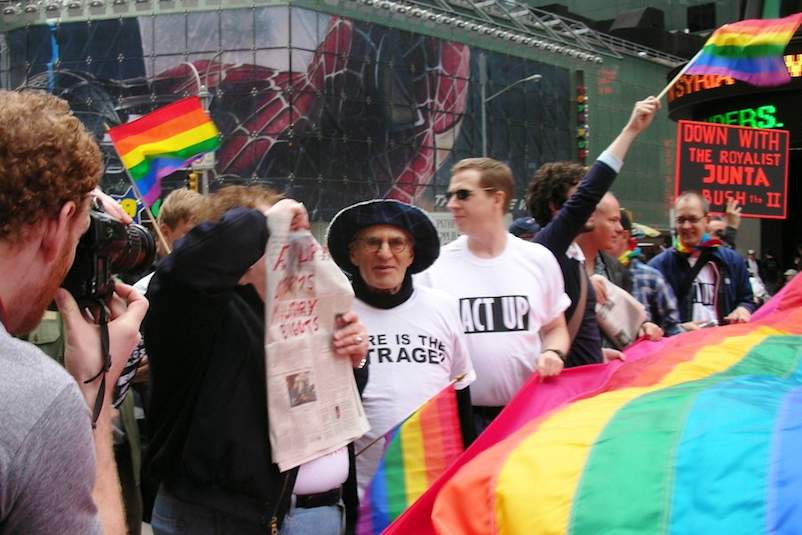Act Up protest