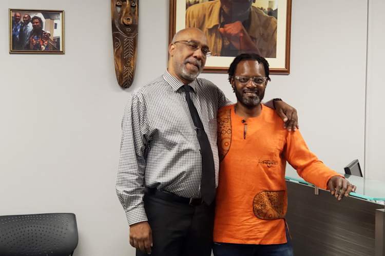 Raymond Brickhouse (left) and Rob Newells