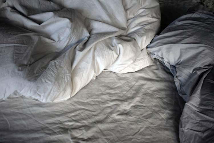 messy bed