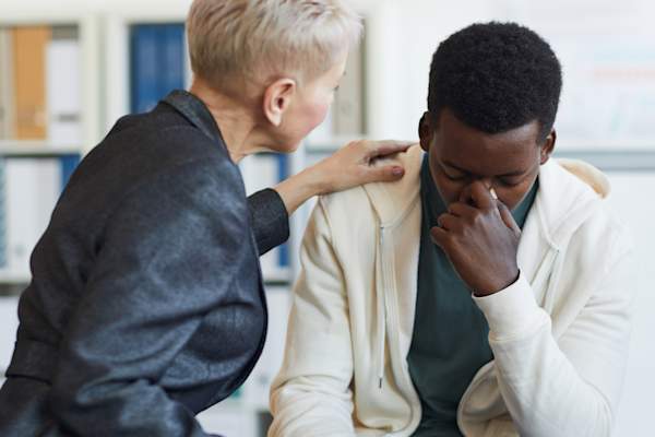 young man therapy