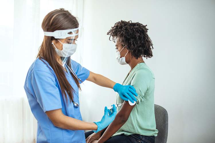 Black woman vaccine