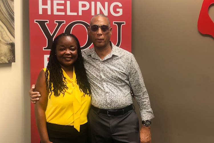 Dedra Spears-Johnson and Juan DeCosta