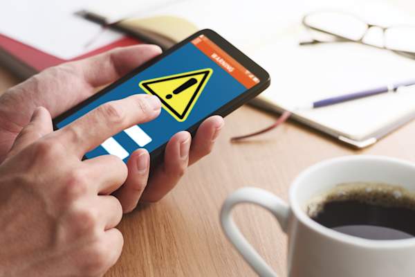 alert on phone