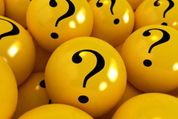 question marks
