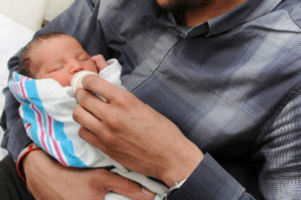 OK, so it works for moms, but HIV-positive men definitely can't be biological fathers.