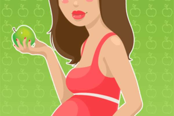 Pregnant women are eating for two.