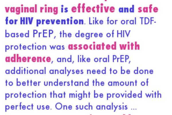 Hope for Vaginal Ring