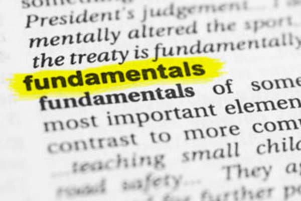 Keep the fundamentals in place