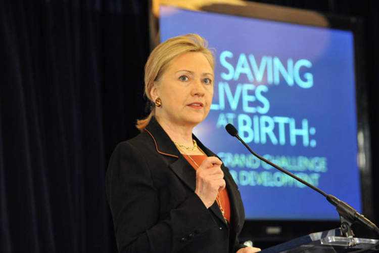 Secretary Clinton delivers remarks on maternal and child health by U.S. Department of State, 2011 (Credit: PhotosForClass.com)