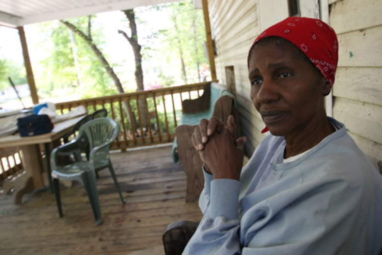 Wilhemina Dixon, worries about her granddaughter Dayshal, born HIV positive. (Credit: John Baynard)