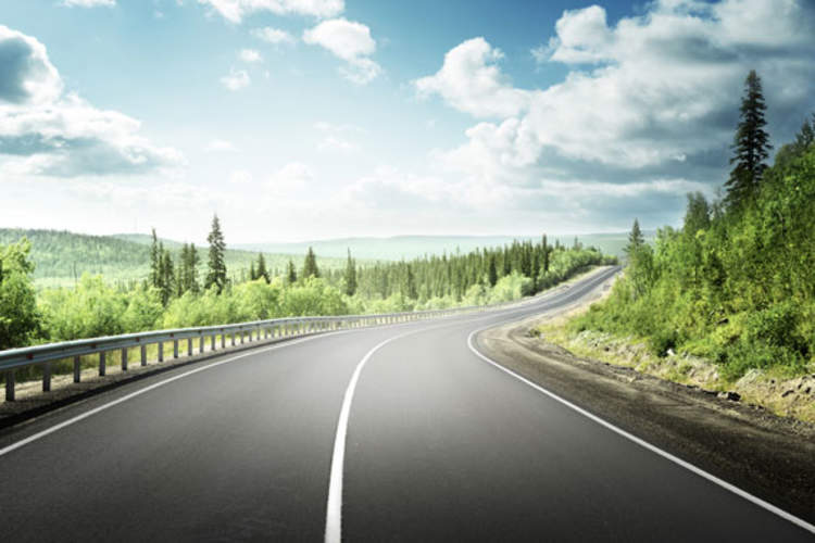 Road in mountains