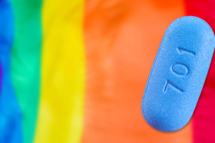 PrEP and rainbow flag