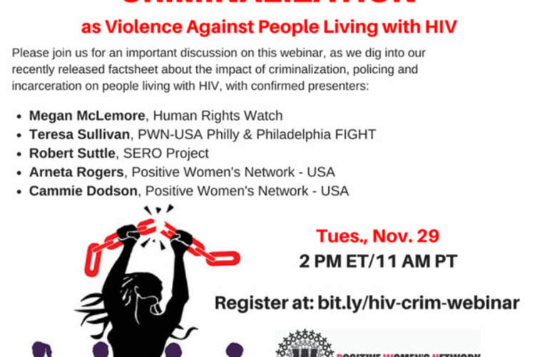 Criminalization as Violence Against People Living With HIV