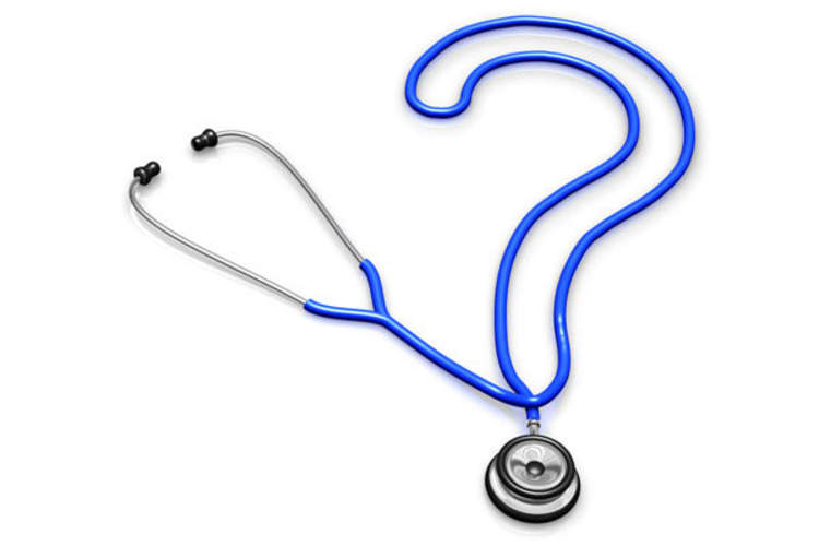 stethoscope question mark
