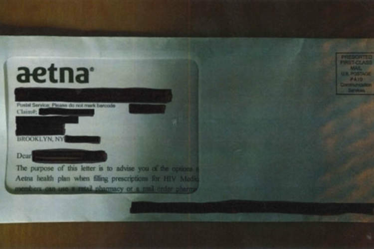Aetna envelope